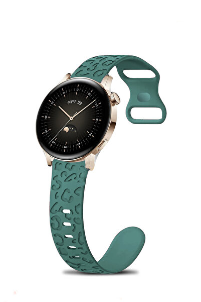 Nezih Case Huawei Watch Gt-Gt2-Gt3 42mm and Elegant 20mm Compatible a Quality Leopard Pattern Silicone Cord