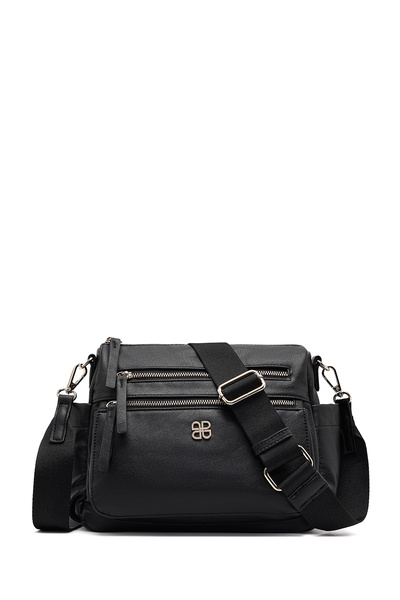 Derimod Women's Black Long Strap Crossbody Bag 25Abd2510Ft