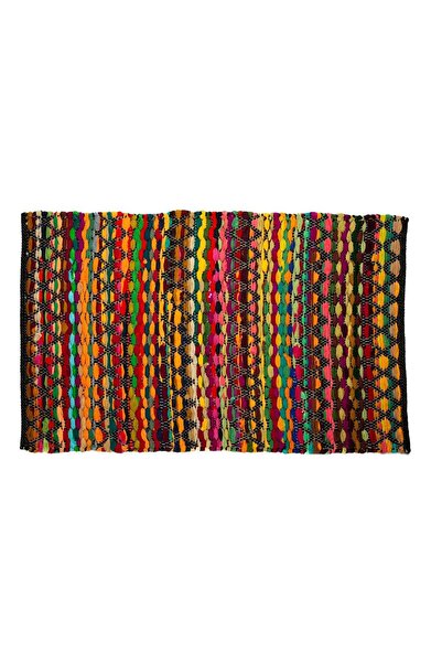 Generic Handmade Indian rug made of 100% cotton – modern colorful design