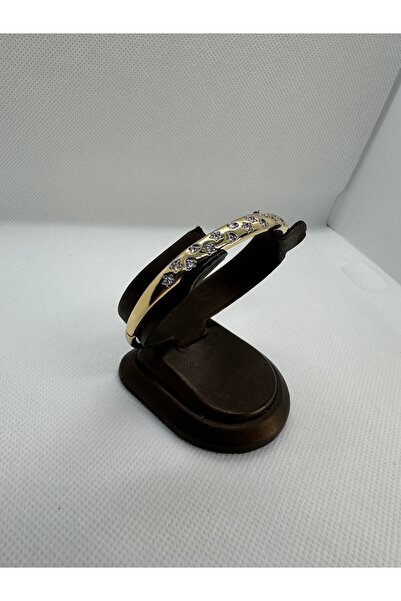 stainles steel 14K KARARMAZ TAŞLI KELEPÇE