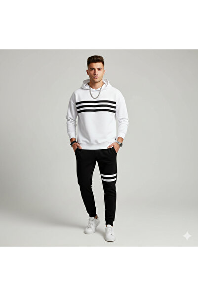 KVİNS Set de trening oversize pentru bărbați, sezon nou |   Set de trening jo...