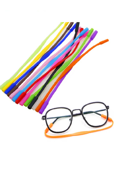 Optic Master Silikon Çocuk Gözlük Askı İpi / Lastiği Karışık Renkli 5 Li