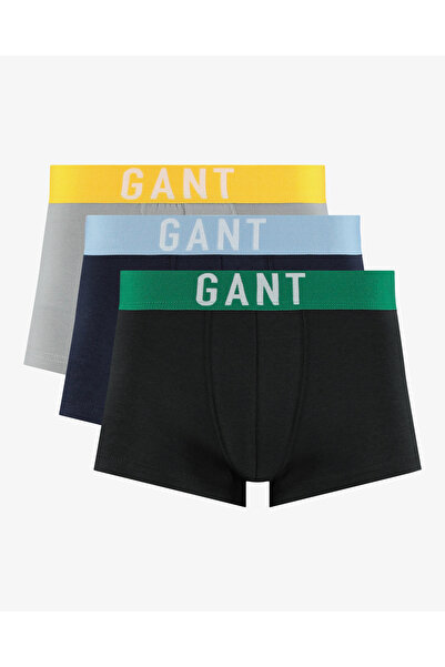 Gant Erkek Lacivert Regular Fit Logolu Boxer
