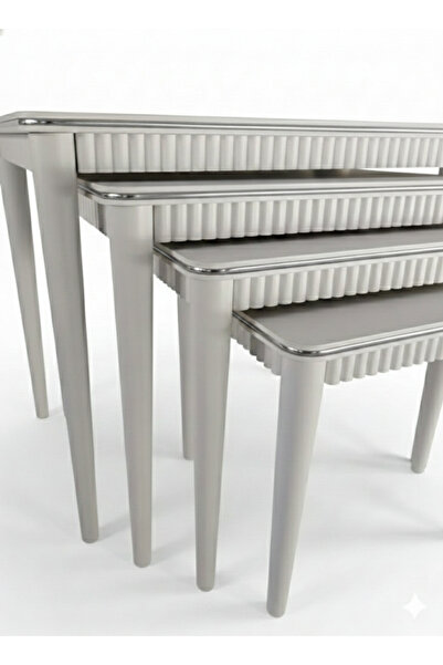 Hdbhome Vera zigon krem gümüş