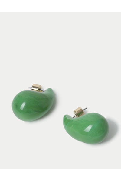 Marks & Spencer Yeşil Reçine Damla Küpe