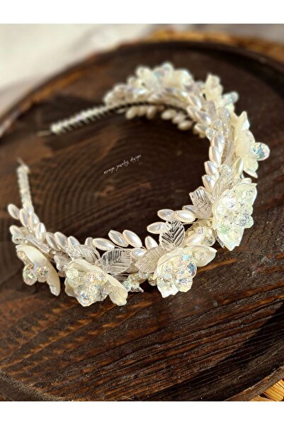 miragejewelrydesign إكسسوار شعر العروس مصنوع يدويًا، تاج العروس، إكسسوار شعر ...