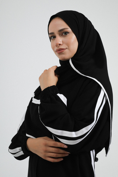 MARQUANT BİYELİ FERACE EŞARP TAKIM YARASA KOL MEDİNE İPEĞİ