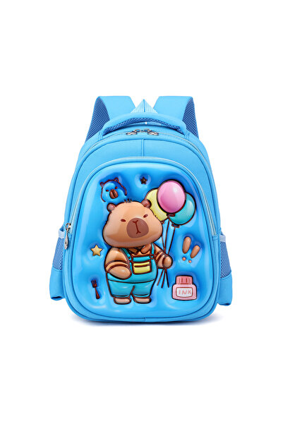 NO BRAND حقيبة ظهر طالب كابيبارا، متعددة الألوان، 31×15×24 سم، حقيبة-85