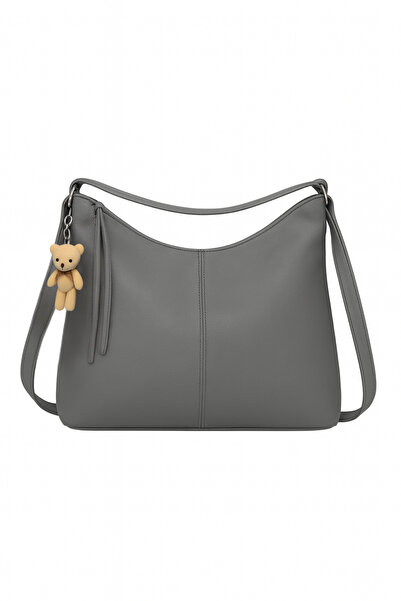 AVCA Women's Faux Leather Adjustable Shoulder Strap Teddy Bear Shoulder Bag That Can Be Used as a Shoulder or Backpack
