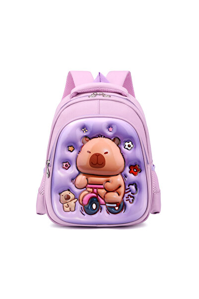 NO BRAND حقيبة ظهر طالب كابيبارا، متعددة الألوان، 31×15×24 سم، حقيبة-86