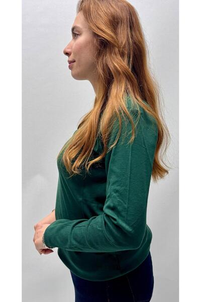 QYA Clothing ΒΑΣΙΚΟ ΜΑΚΡΥΜΑΝΙΚΟ ΜΑΚΡΥΜΑΝΙΚΟ ΜΠΛΟΥΖΑ 100% ΒΑΜΒΑΚΙ