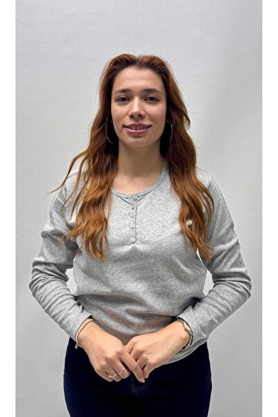 QYA Clothing Basic 100% Cotton Wide Fit Long Sleeve T-Shirt