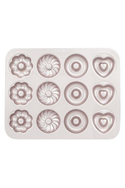 ChefMade 12 Cup Non-Stick Donut Pan - Even Heat Distribution, Durable, Easy t...