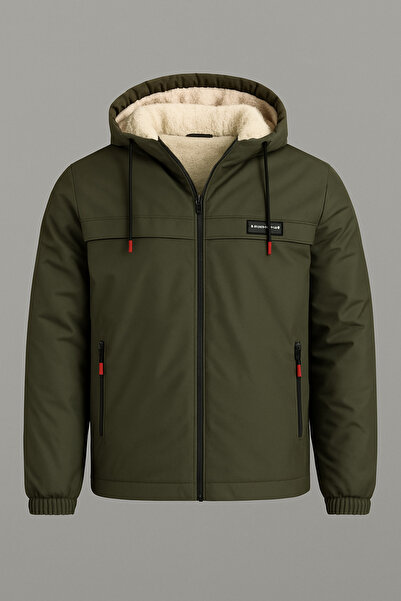 BOYS MANS Men's Winter Jacket Coat Fur Jacket Coat