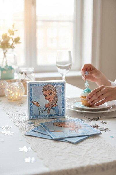 Cadde Süs Set de 20 șervețele cu tematică Frozen