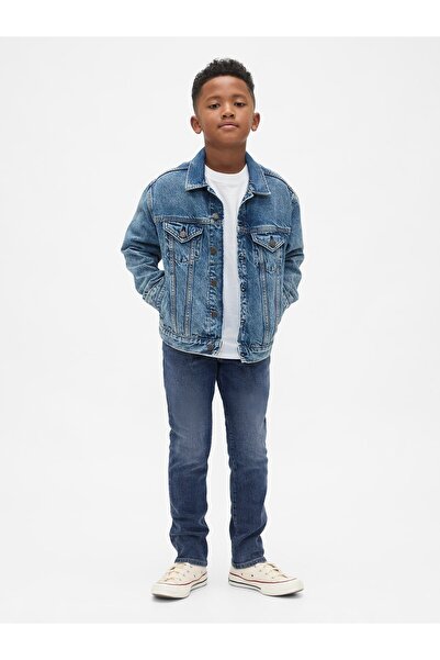 GAP Erkek Çocuk Mavi Slim Jean Pantolon