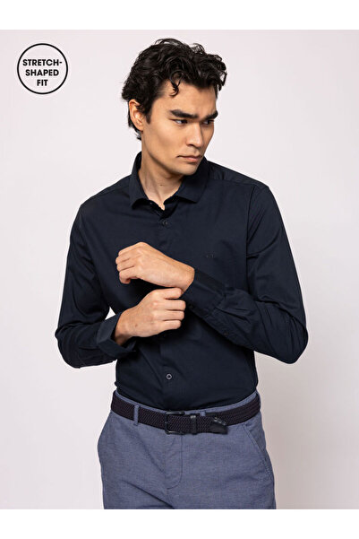 Heavy Tools Cămașă bărbătească cu mânecă lungă ROKET bleumarin