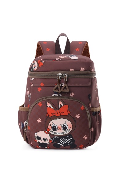 NO BRAND حقيبة ظهر لابوبو للطلاب، متعددة الألوان، 23×13×27 سم، حقيبة رقم 94