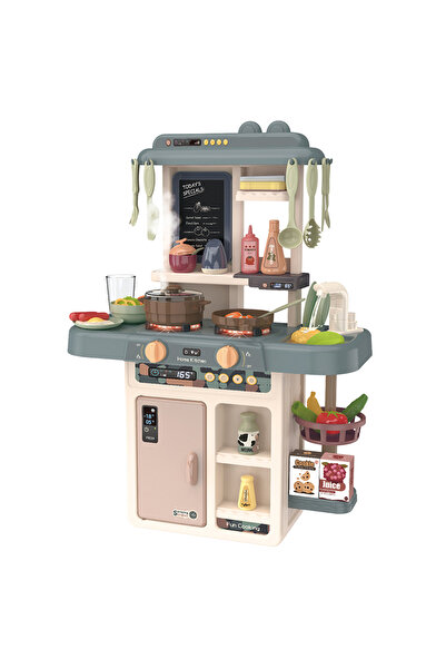 OEM Bucătărie de joacă cu pulverizator de apă de 63 cm cu lumină, 42 de usten...