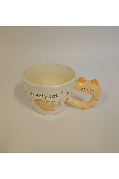 CC كوب سيراميك بتصميم لطيف -لوفلي كات