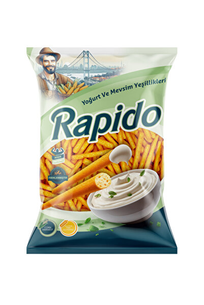 MJ COMPANY Rapido Yoğurt Ve Mevsim Yeşillikleri Şeffaf 12 ADET 225 GR