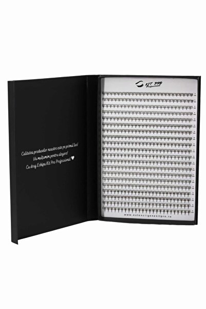 KIT PRO PROFESSIONAL 10 D pre-made eyelash extensions PREMIUM QUALITY