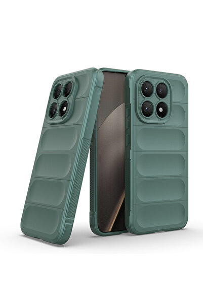 UnDePlus غطاء حماية لهاتف شاومي 15T، مريح للحمل باليد، تصميم خطوط غير منزلقة، غطاء أوبتيتنيك