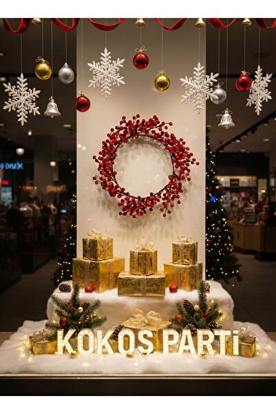 Kokoş Parti Coroană decorativă naturală pentru ușă cu fructe de pădure Kokina...