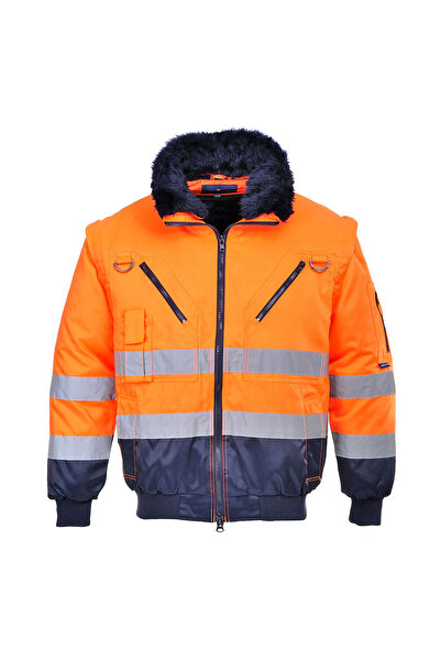 PORTWEST 3 in 1 Hi Vis Pilot Jacket