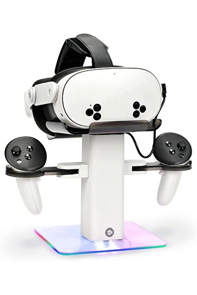 Saharaz Charging Stand, Vertical Charging Stand, VR Controller Bracket (White)