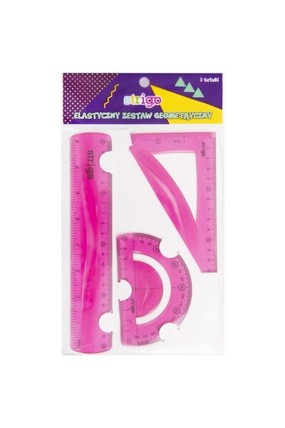 Strigo flexible geometry set, Pink