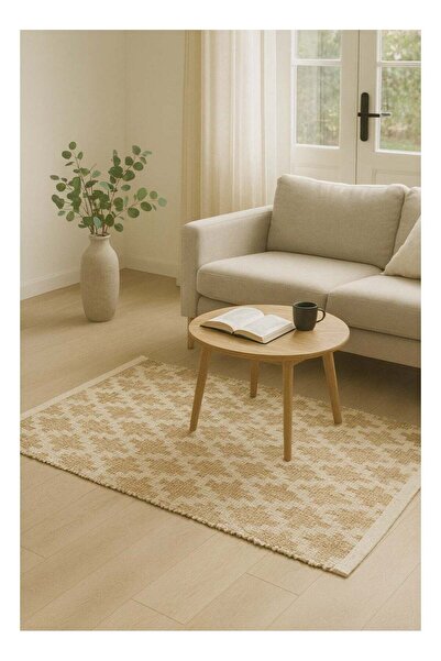 Generic Handwoven Indian rug – 65% wool & 35% cotton