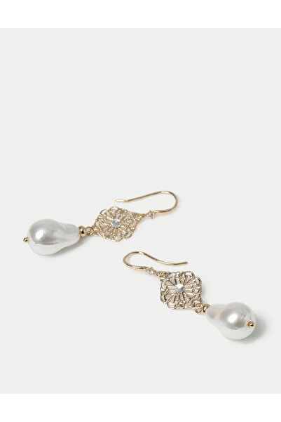 Marks & Spencer İnci Detaylı Sallantılı Küpe