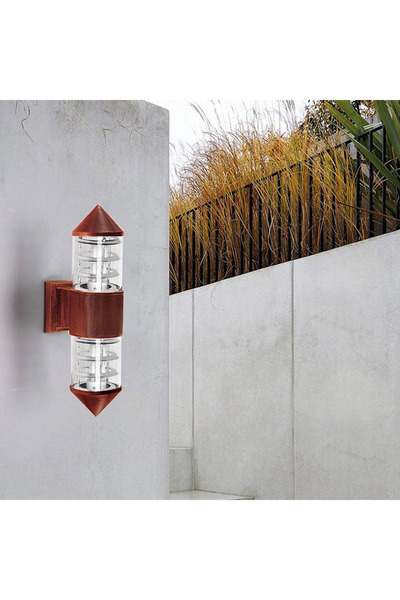 HAMER E27 Double Rocket Copper-Colored Gateway Spotlight