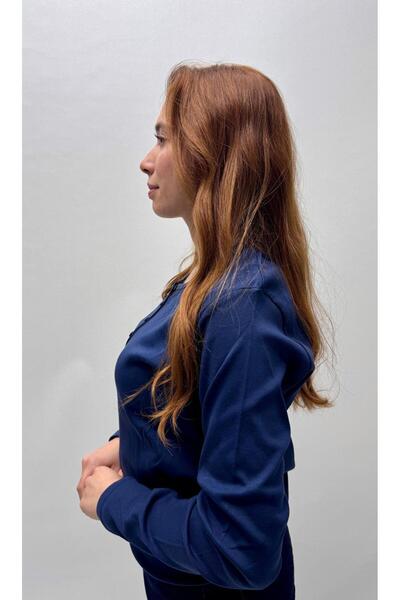 QYA Clothing Basic 100% Cotton Wide Fit Long Sleeve T-Shirt