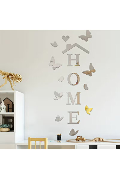 birlazer Home Yazılı Akrilik Ayna Duvar Dekorasyonu