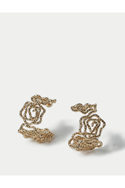 Marks & Spencer Altın Renkli Detaylı Küpe