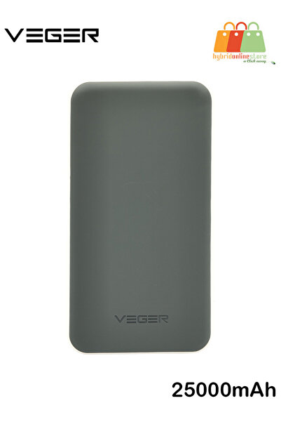 Veger 25000mAh Fast Charge Power Bank with Universal Device Support V11