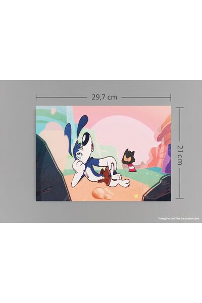 VreauPoster Poster A4 Desen Animat Piti Yindee Carton 250gr