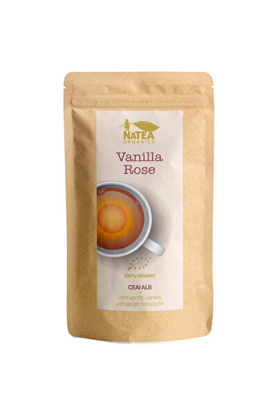 naTEa Organics White tea with rose petals and vanilla - Vanilla Rose