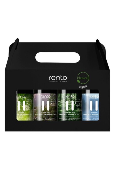 Rento Cutie cadou cu Parfum de Sauna, Vegan, 4x100 ml