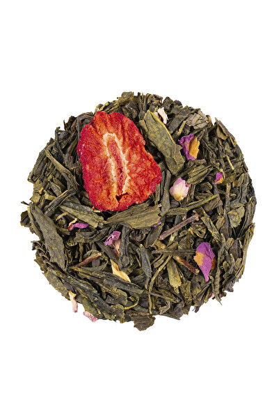 naTEa Organics Green tea with roses and strawberries - Wild Rose