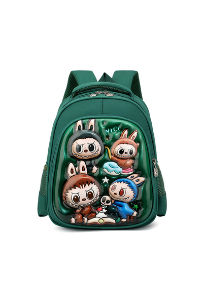 NO BRAND حقيبة ظهر لابوبو للطلاب، متعددة الألوان، 31×15×24 سم، حقيبة-80