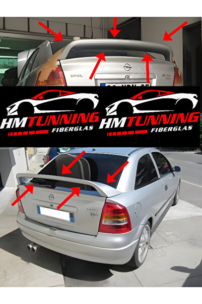 HM Fiberglass OPEL ASTRA G 3 OPC SPOİLER