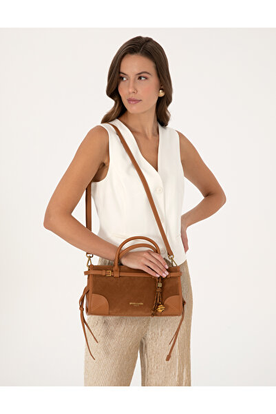 Pierre Cardin Kahverengi Omuz Çantası 50321779-VR029