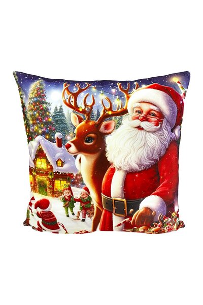 OEM Christmas decorative pillow 40x40 cm with Santa Claus PPC05