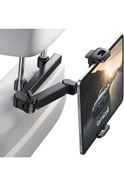 Lamicall Car Headrest Tablet Holder - Extension Arm, Adjustable 4.7-11 in Tab...
