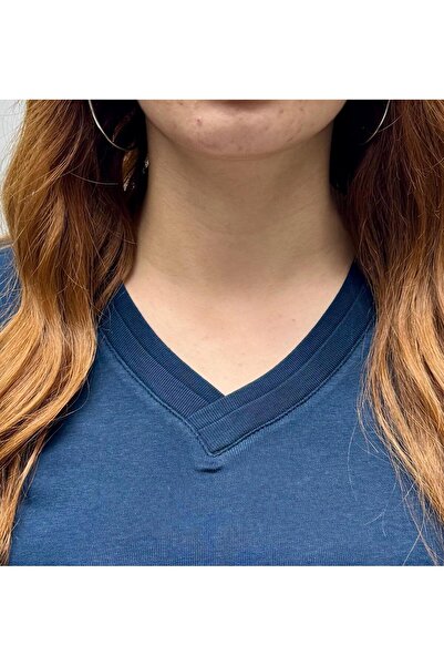 QYA Clothing Basic 100% Cotton Wide Fit Long Sleeve T-Shirt