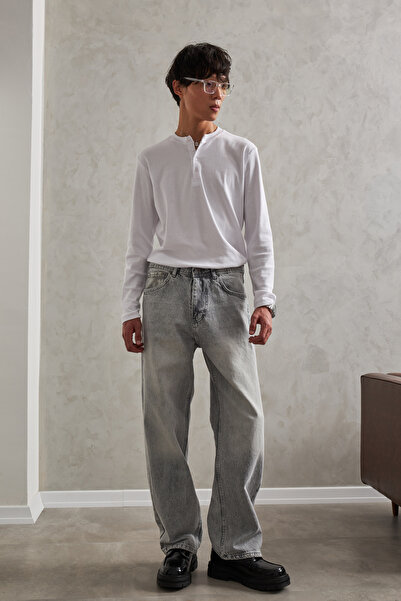 HYMAN Men's Extra Baggy Jeans