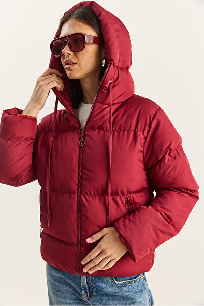 Bianco Lucci Women's Hooded Puffer Coat
